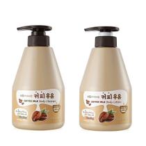Conjunto de Sabonete Líquido e Loção Corporal Coffee Milk Kwailnara 585 ml