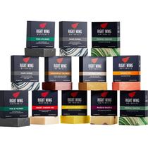 Conjunto de sabonete Right Wing Naturals para homens, 12 barras, totalmente natural Conjunto de sabonete Right Wing Naturals para homens, 12 barras, totalmente natural