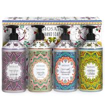 Conjunto de Sabonetes para Mãos AnatoliaPhone Daphne Mosaic - 730ml (4 unidades) - Presente Ideal Conjunto de Sabonetes para Mãos AnatoliaPhone Daphne Mosaic - 730ml (4 unidades) - Presente Ideal