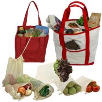 Conjunto de sacolas de compras de supermercado reutilizáveis Simple Ecology 8 sacos