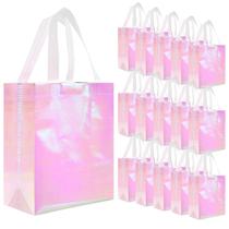 Conjunto de sacolas de presente, bolsa reutilizável Eccliy Glossy, 80 peças rosa Conjunto de sacolas de presente, bolsa reutilizável Eccliy Glossy, 80 peças rosa