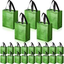 Conjunto de sacolas de presente, bolsa reutilizável Eccliy Glossy, 80 peças verdes Conjunto de sacolas de presente, bolsa reutilizável Eccliy Glossy, 80 peças verdes