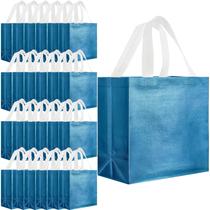 Conjunto de sacolas de presente Eccliy de 80 peças, sacola reutilizável brilhante com alças, sacolas de compras para casamento, Halloween, Ação de Graças e Natal (grande, azul lago) Conjunto de sacolas de presente Eccliy de 80 peças, sacola reutilizável brilhante com alças, sacolas de compras para casamento, Halloween, Ação de Graças e Natal (grande, azul lago)