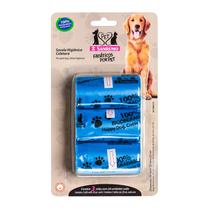 Conjunto de Sacolas Higiênicas Coletoras Pet Azul 4L - Sanremo Conjunto de Sacolas Higiênicas Coletoras Pet Azul 4L - Sanremo