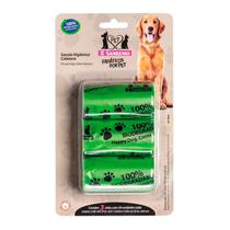 Conjunto de Sacolas Higiênicas Coletoras Pet Verde 4L - Sanremo Conjunto de Sacolas Higiênicas Coletoras Pet Verde 4L - Sanremo