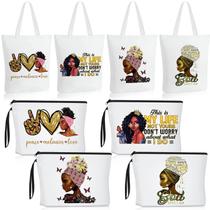 Conjunto de sacolas Rowest Afro-American para mulheres negras x8