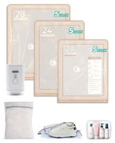 Conjunto de Sacos a Vácuo BAGSMART com Bomba Portátil Conjunto de Sacos a Vácuo BAGSMART com Bomba Portátil