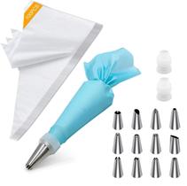 Conjunto de Sacos de Confeitar Tamodan 100 Unidades 40 cm com 12 Bicos Conjunto de Sacos de Confeitar Tamodan 100 Unidades 40 cm com 12 Bicos