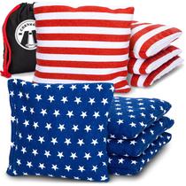 Conjunto de sacos de feijão Cornhole GoSports Official All Weather, 8 unidades