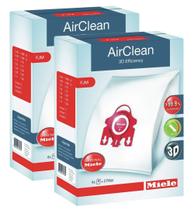 Conjunto de sacos de pó Miele 10123220 AirClean 3D Efficiency Type FJM