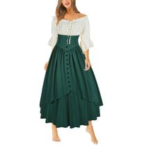 Conjunto de saia Costume Mingyuezai Renaissance para mulheres