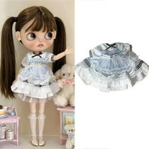 Conjunto De Saia De Renda Princesa Com Calças Xadrez Fofas E Vestido Vintage Para Boneca Blythe - Conjunto De Saia De Renda Princesa Com Calças Xadrez Fofas E Vestido Vintage Para Boneca Blythe -