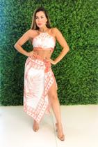 Conjunto de Saia e Cropped Sabine
