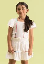 Conjunto de Saia Infantil Menina Bugbee