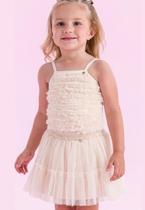 Conjunto de Saia Infantil Menina Petit Cherie