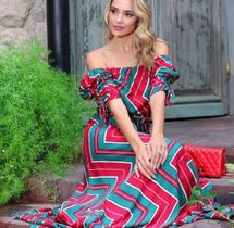 Conjunto de saia longa