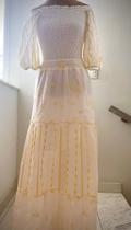 Conjunto de saia viscolinho bordada com bata bordada Conjunto de saia viscolinho bordada com bata bordada
