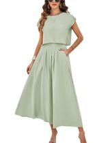 Conjunto de saias HangNifang Summer, 2 peças, roupas femininas