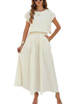 Conjunto de saias HangNifang Summer, 2 peças, roupas femininas
