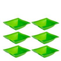 Conjunto de Saladeira Moove 2L 6 peças Verde em Polipropileno Linha Tropical VEM
