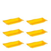 Conjunto de Saladeira Moove 5L 6 Peças Amarelo em Polipropileno Linha Tropical VEM