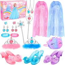 Conjunto de sapatos Princess Dress Up Fedio com 3 pares de sapatos de 3 a 6 anos Conjunto de sapatos Princess Dress Up Fedio com 3 pares de sapatos de 3 a 6 anos