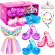 Conjunto de Sapatos Princess Dress Up LIMIROLER para Meninas (3 a 6 anos)