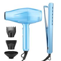 Conjunto de secador de cabelo e chapinha RESUXI 2200W AC Motor Ionic