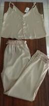 Conjunto de seda feminino Conjunto de seda feminino