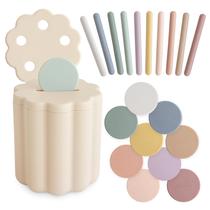 Conjunto de separação de moedas e tubos mushie, 23 peças por mais de 10 meses