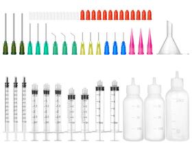 Conjunto de seringa para cola Eomhept 13 peças, frascos de 1 a 50 ml e agulhas Conjunto de seringa para cola Eomhept 13 peças, frascos de 1 a 50 ml e agulhas