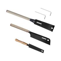 Conjunto De Serra Japonesa De 6 Polegadas Com Dupla Face 17 TPI, Lâmina Dupla E Simples Para Madeira