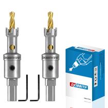 Conjunto de serras de furo DKIBBITH TCT 14mm, pacote com 2 unidades para aço inoxidável Conjunto de serras de furo DKIBBITH TCT 14mm, pacote com 2 unidades para aço inoxidável