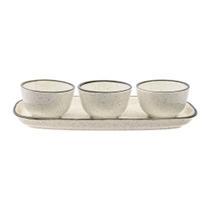 Conjunto de servir petisqueira 4 peças oxford domus brisa Conjunto de servir petisqueira 4 peças oxford domus brisa