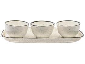 Conjunto de servir petisqueira 4 peças oxford domus brisa Conjunto de servir petisqueira 4 peças oxford domus brisa