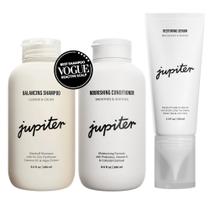 Conjunto de shampoo, condicionador e sérum anti-caspa Hair Care Jupiter