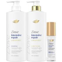 Conjunto de shampoo, condicionador e sérum Dove Intensive Repair