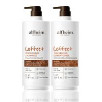 Conjunto de shampoo e condicionador Alfheim Cafeína Queratina Niacinamida