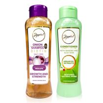 Conjunto de shampoo e condicionador Anyeluz Onion com extrato de aloe