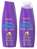 Conjunto de shampoo e condicionador Aussie Miracle Moist 360ml