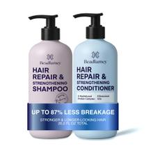 Conjunto de Shampoo e Condicionador Beadlamey Biotina 300 ml Conjunto de Shampoo e Condicionador Beadlamey Biotina 300 ml