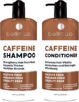 Conjunto de shampoo e condicionador BELLISSO Caffeine Volumizing