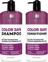 Conjunto de shampoo e condicionador Bellisso Color Safe Anti Fade Conjunto de shampoo e condicionador Bellisso Color Safe Anti Fade