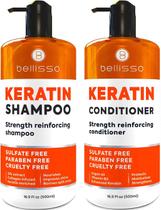 Conjunto de shampoo e condicionador BELLISSO Keratin Anti Frizz