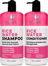 Conjunto de shampoo e condicionador BELLISSO Rice Water Sulfate Free Conjunto de shampoo e condicionador BELLISSO Rice Water Sulfate Free