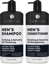 Conjunto de shampoo e condicionador BELLISSO Sulfate Free para homens Conjunto de shampoo e condicionador BELLISSO Sulfate Free para homens