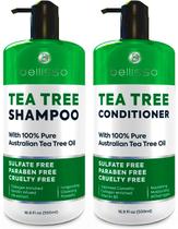 Conjunto de shampoo e condicionador BELLISSO Tea Tree Oil anti caspa