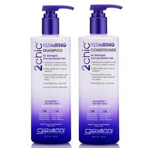Conjunto de shampoo e condicionador GIOVANNI 2chic Ultra-Repairing