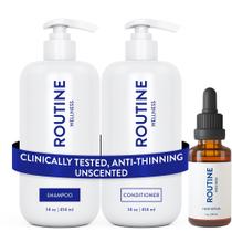Conjunto de shampoo e condicionador + Hair Serum Routine Wellness