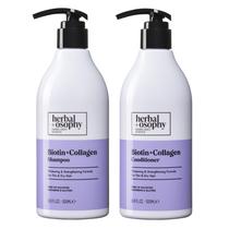 Conjunto de shampoo e condicionador Herbalosophy Biotina e Colágeno
